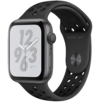 ساعت هوشمند اپل واچ 4 مدل Nike 44mm Space Gray Aluminum Case with Anthracite/Black Nike Sport Band